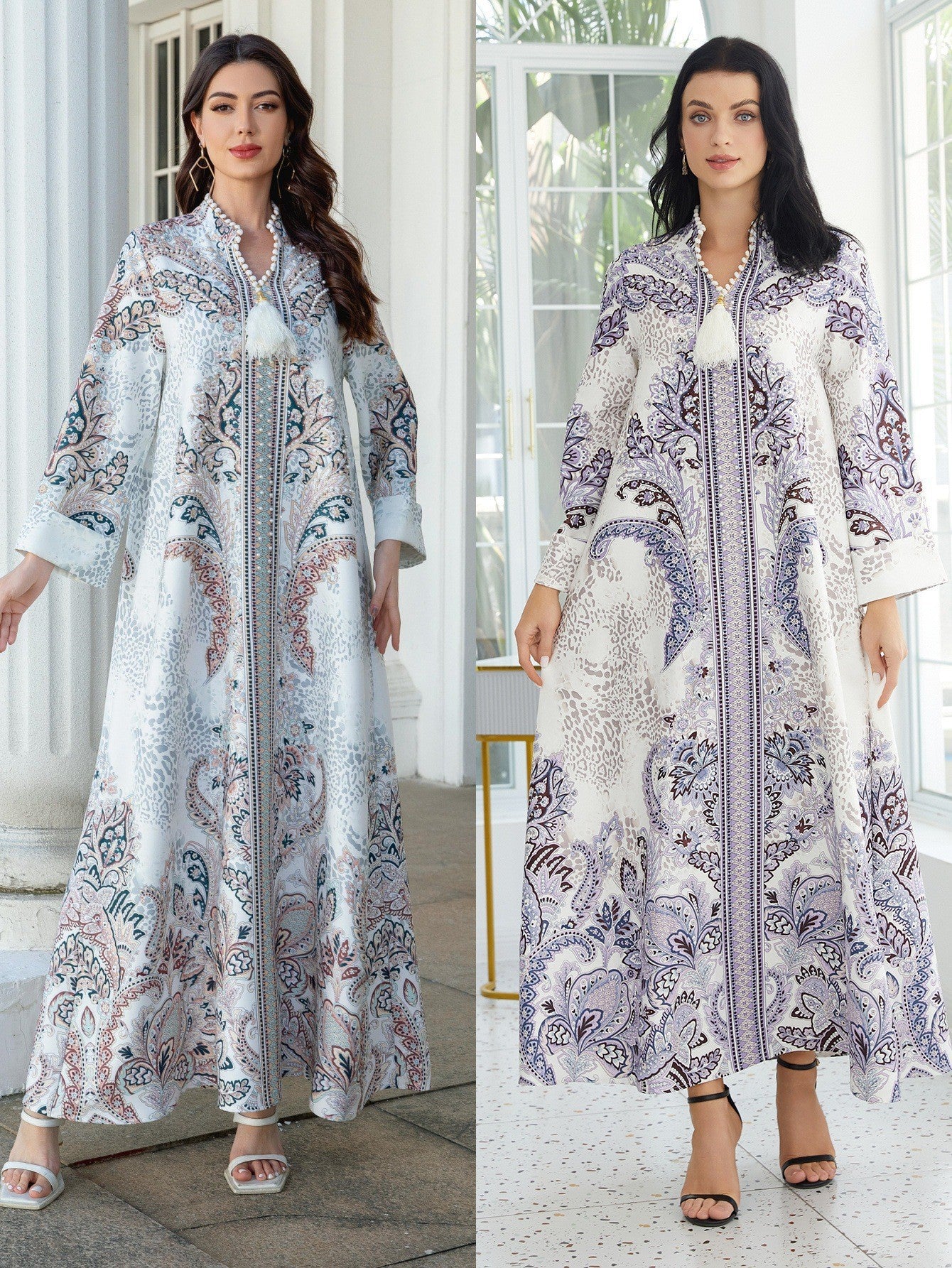 Best-selling women’s printed robes, garments embellished with faux sequins, evening gowns and abayas—elegant, exquisite and high-end fashion