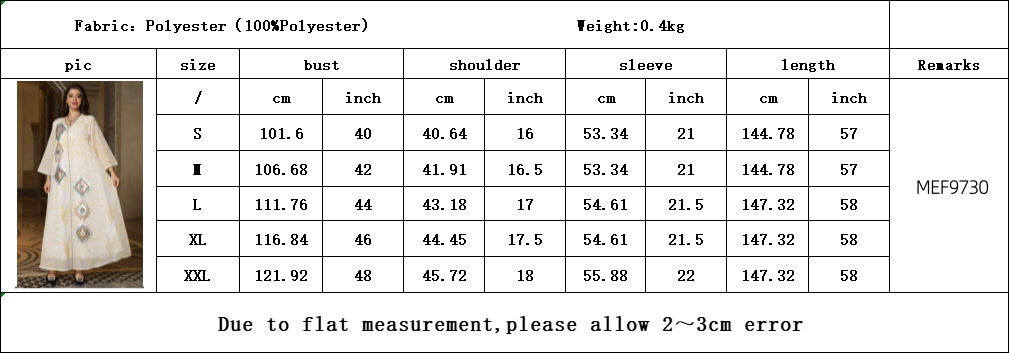 Turkish Mesh Sequined Floral Embroidered Maxi Abaya Gown for Muslim Women Elegant Off White Festive Dinner Party Dress