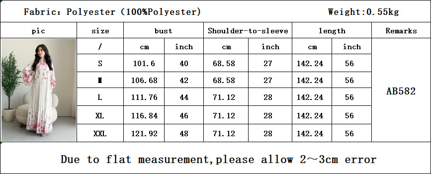 Authentic Factory Size Chart