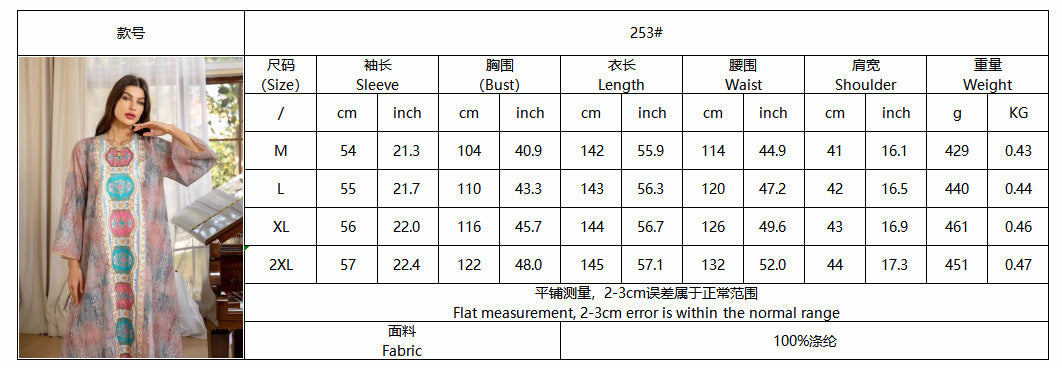 Authentic Factory Size Chart